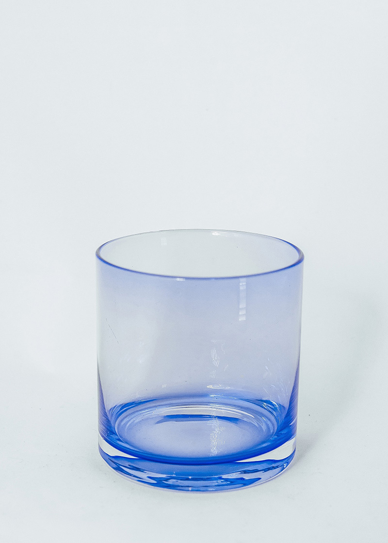 Blue Cylinder Vase, 10cm x 10cm Wakoko