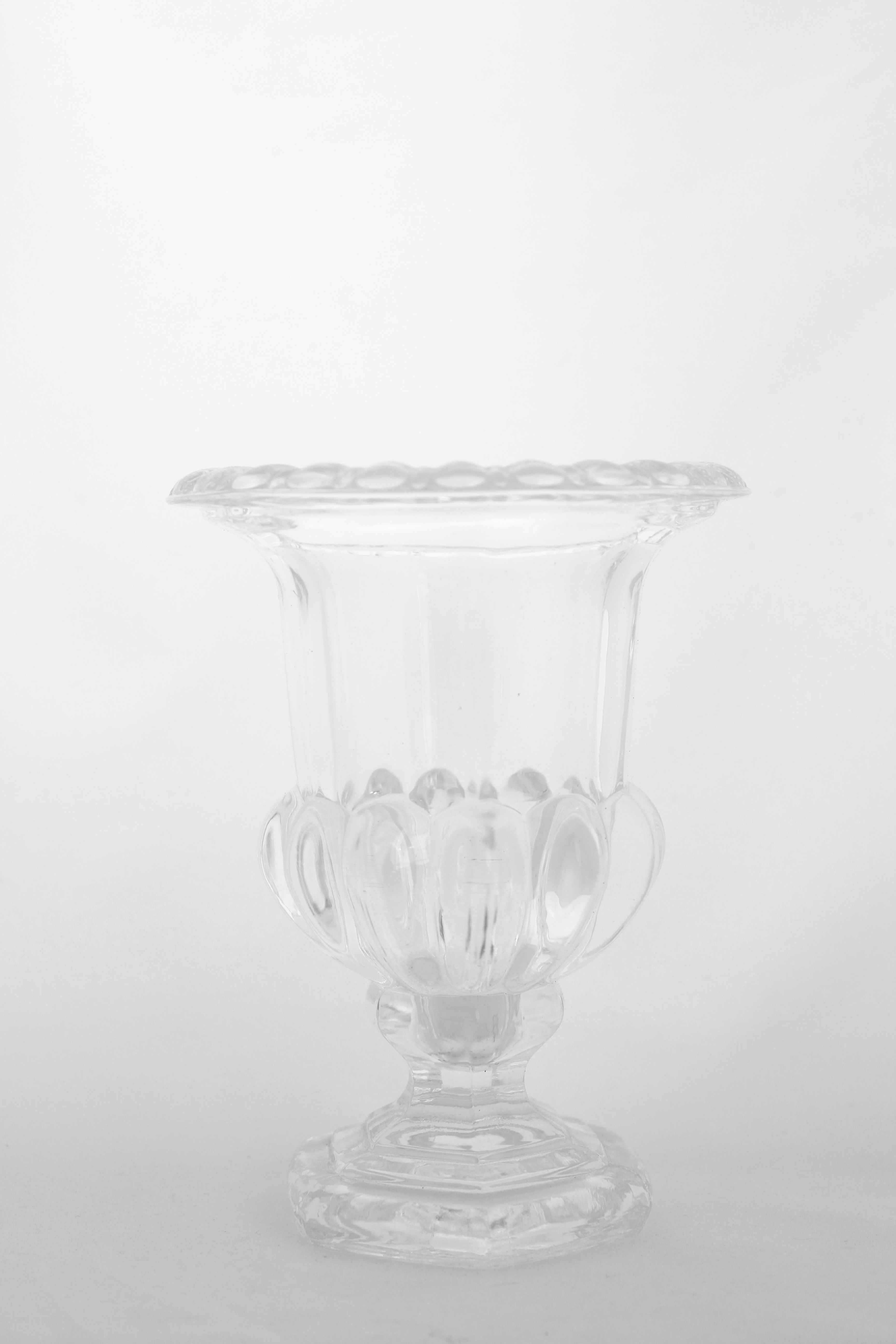 Pressed Glass Vase Wakoko